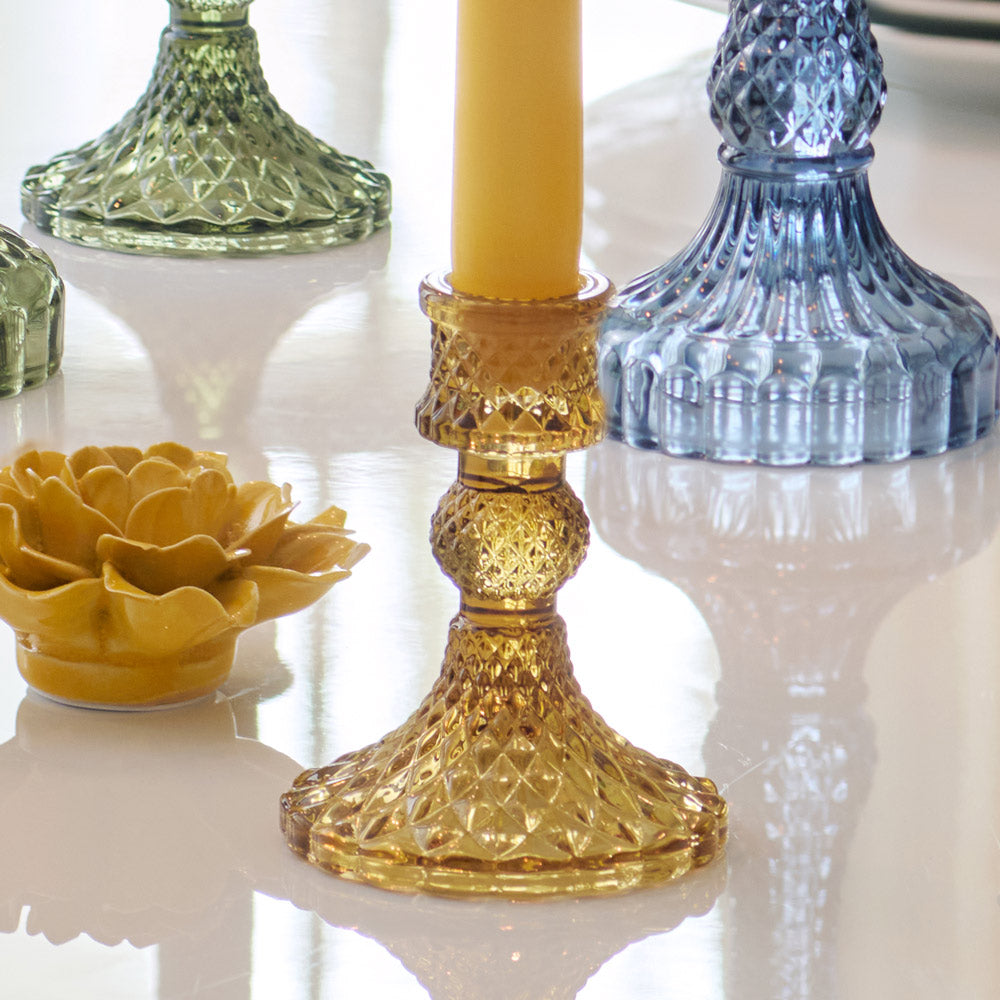 Glass Candlestick