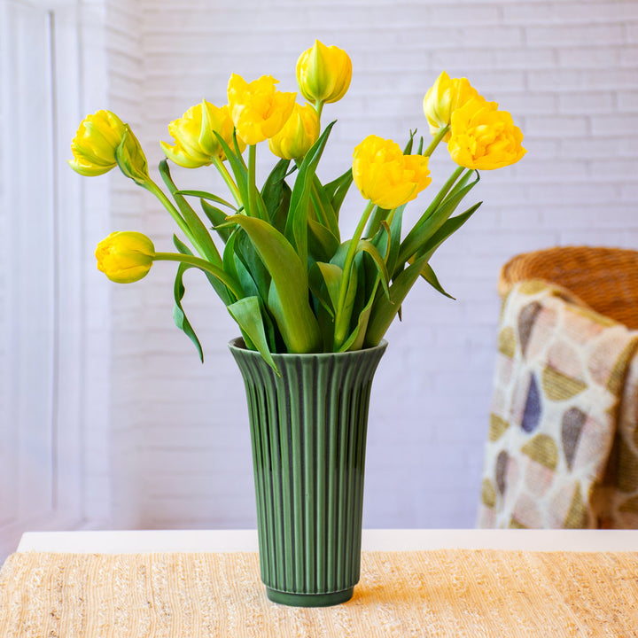 Bergs Daisy Vase, Emerald Green