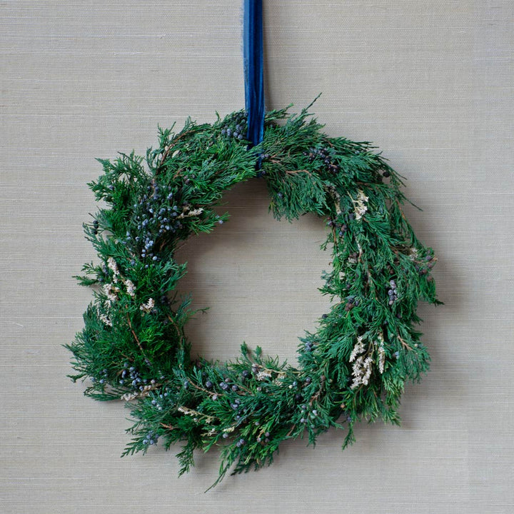 Everblue Juniper Wreath