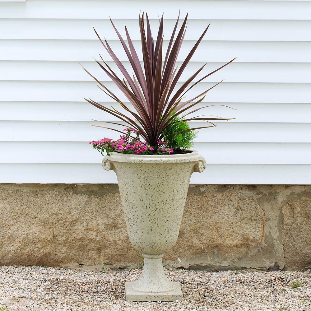 Ionic Lavastone Urn