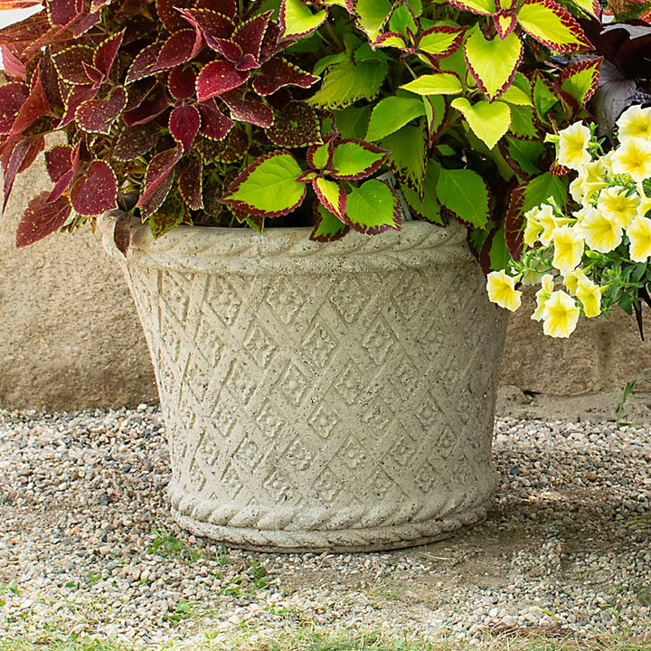 Milano Basket Weave Planter