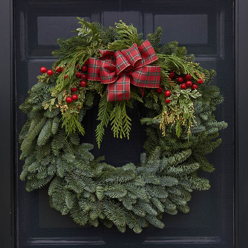Fragrant Tartan Wreath