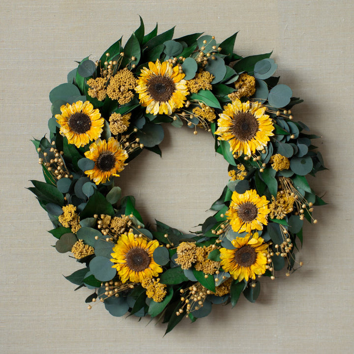 Sunflower Wreath