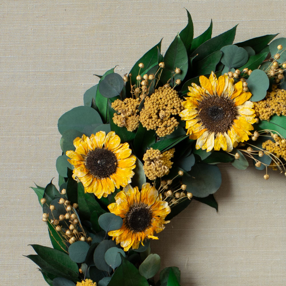 Sunflower Wreath