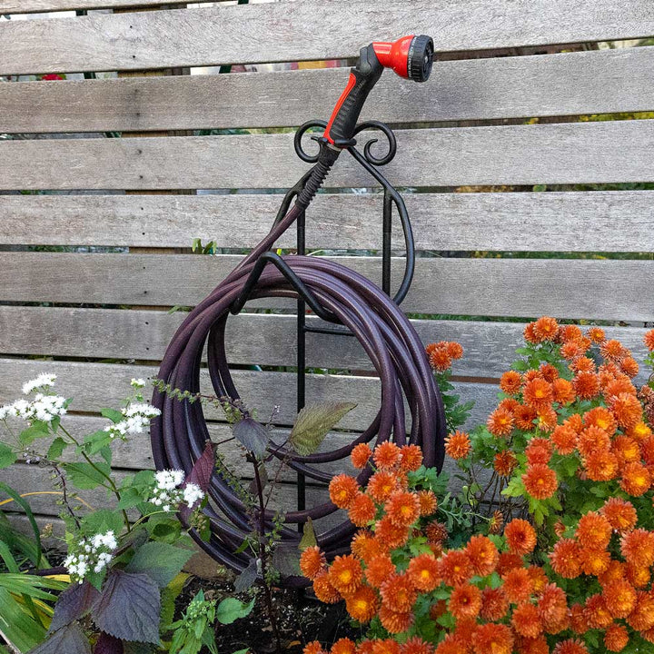 Wrought Iron Hose Caddy