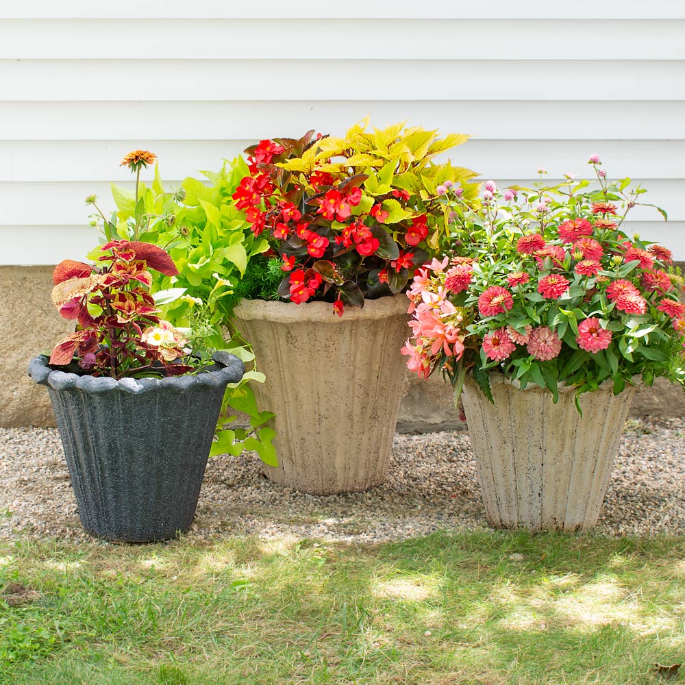 Avignon Planter, Medium, Charcoal