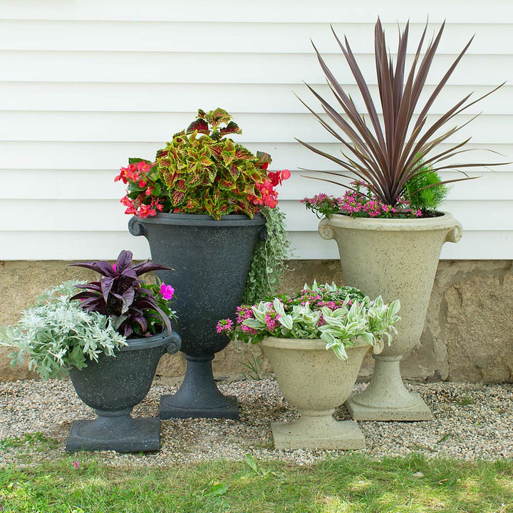 Ionic Lavastone Urn
