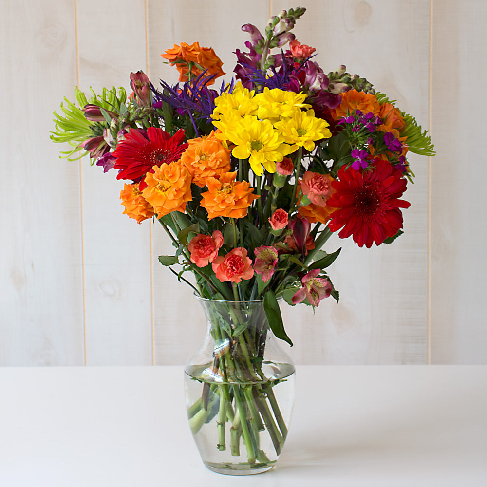 Months of Colorful Mixed Flower Bouquets