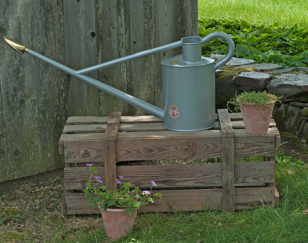 Long Reach Watering Can White Flower Farm
