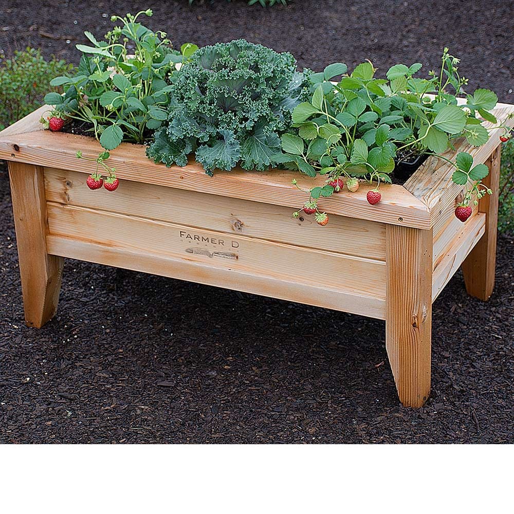 French Raised Bed, 33½" long x 20" wide White Flower Farm