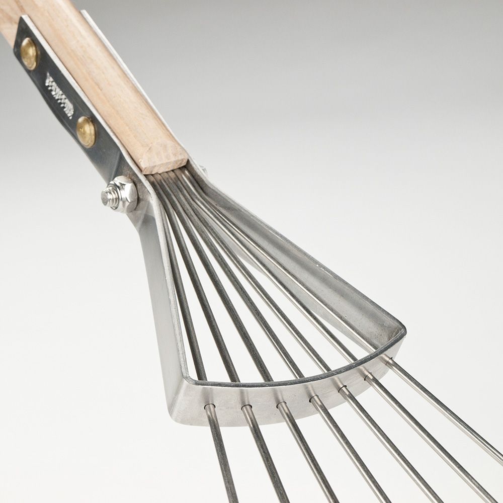 Narrow Space Leaf Rake White Flower Farm
