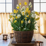  Sweet Radiance Bulb Collection in X-large woven basket