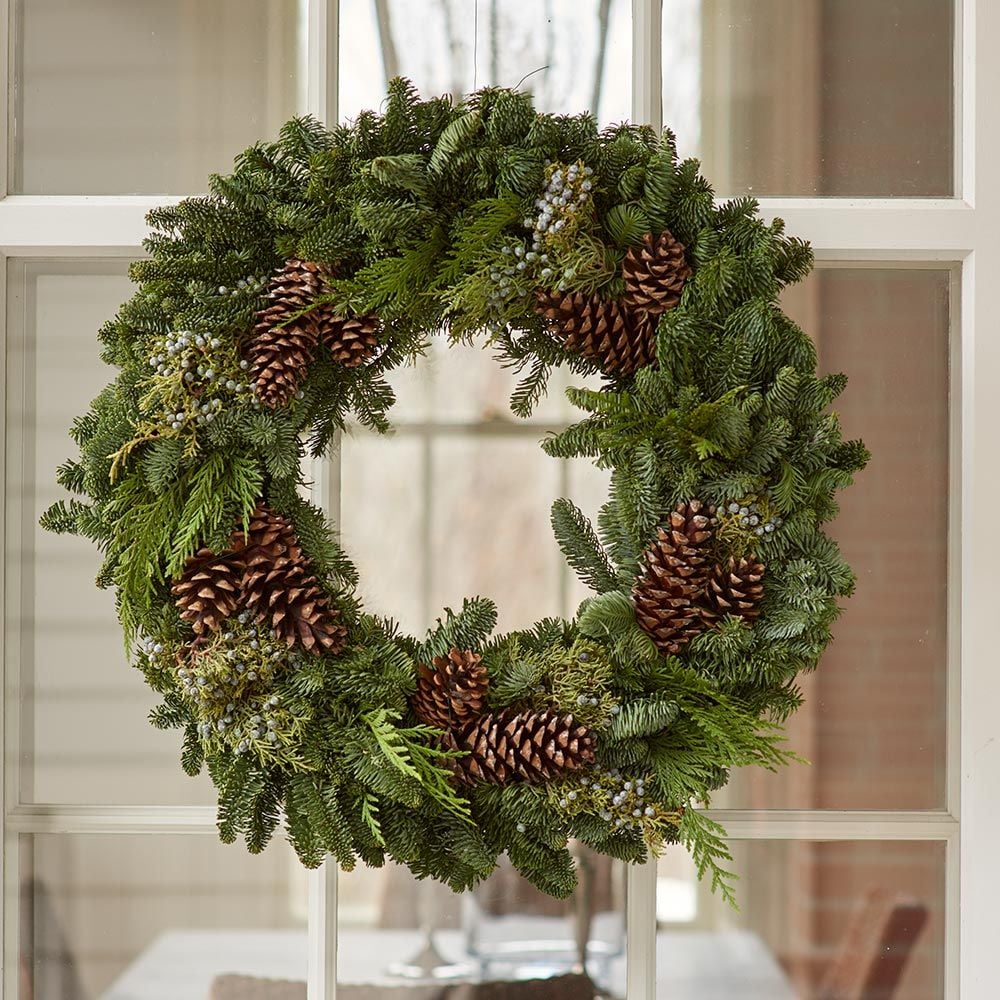 Rockport Holiday Wreath White Flower Farm