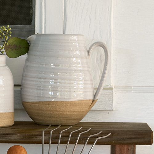 Farmhouse Pottery Farmer's Pitcher | White Flower Farm