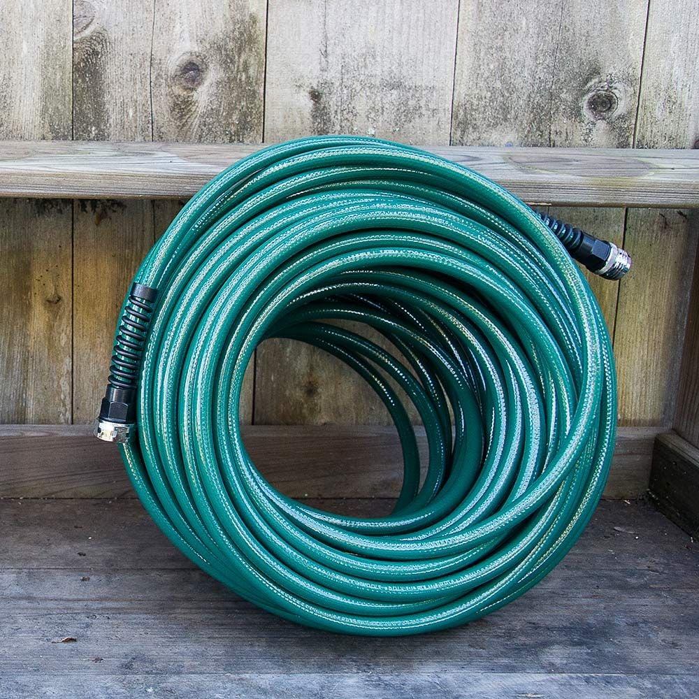 Green Lightweight Garden Hose White Flower Farm