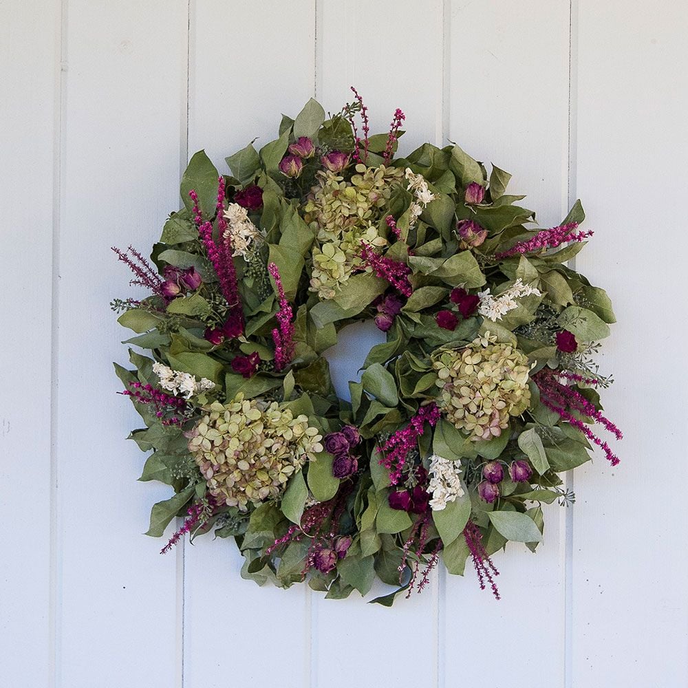 Cottage Garden Wreath White Flower Farm