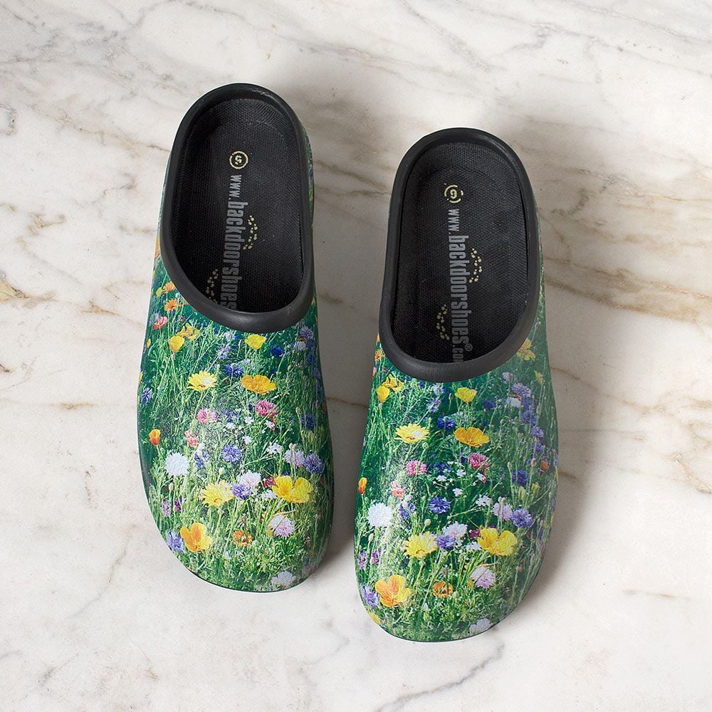 Rough & Ready Meadow Flowers Clogs - Standard Shipping Included