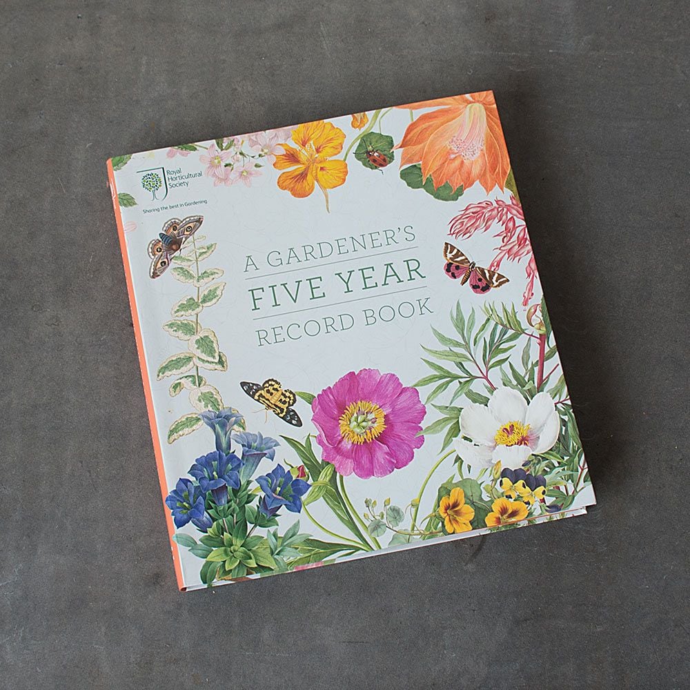 RHS A Gardener's Five Year Record Book
