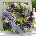 White wreath Large white stand wreath in Houston, TX - T. G. F. FLOWERS