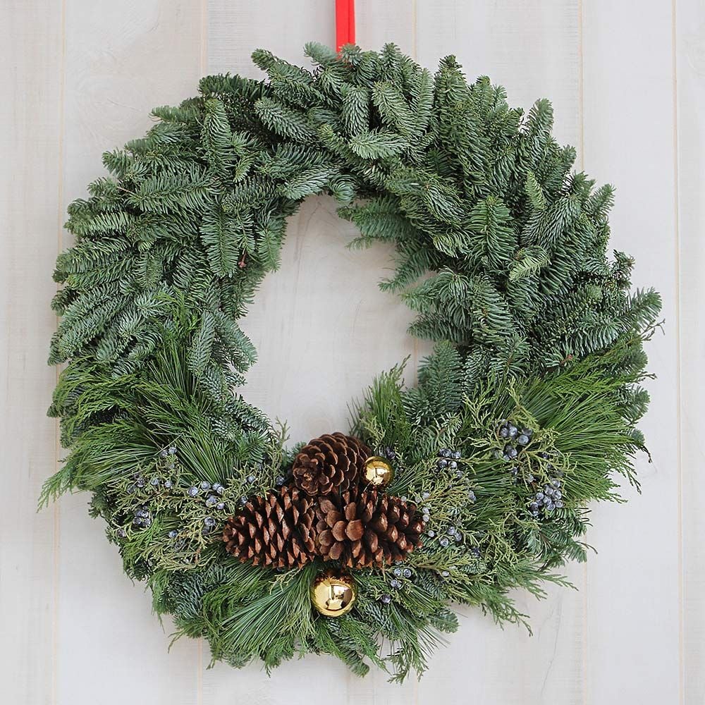 Sierra Holiday Wreath White Flower Farm