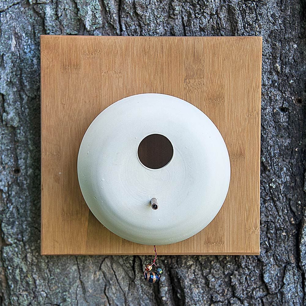Stoneware Nest Box White Flower Farm