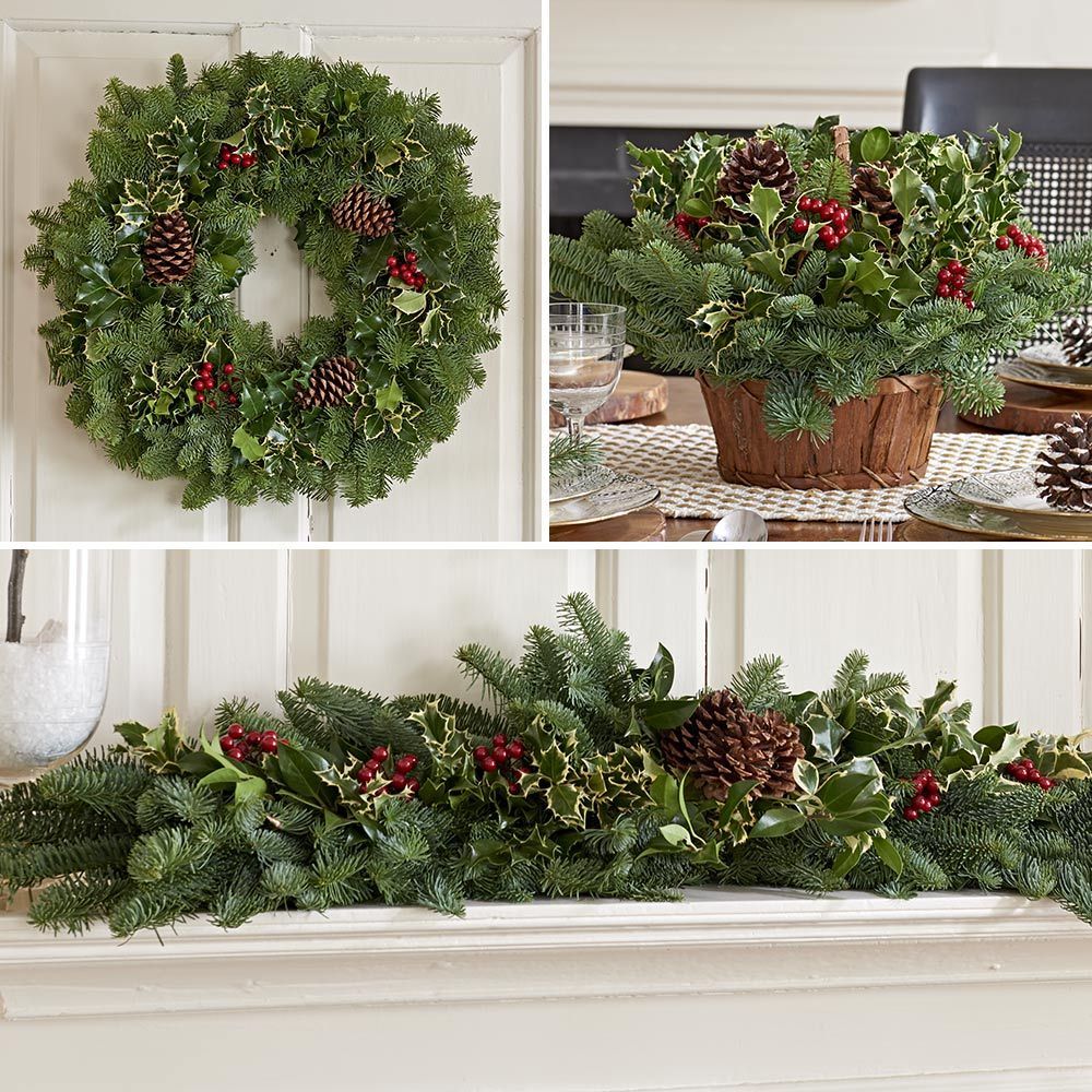 Holly & Greens Decorations | White Flower Farm