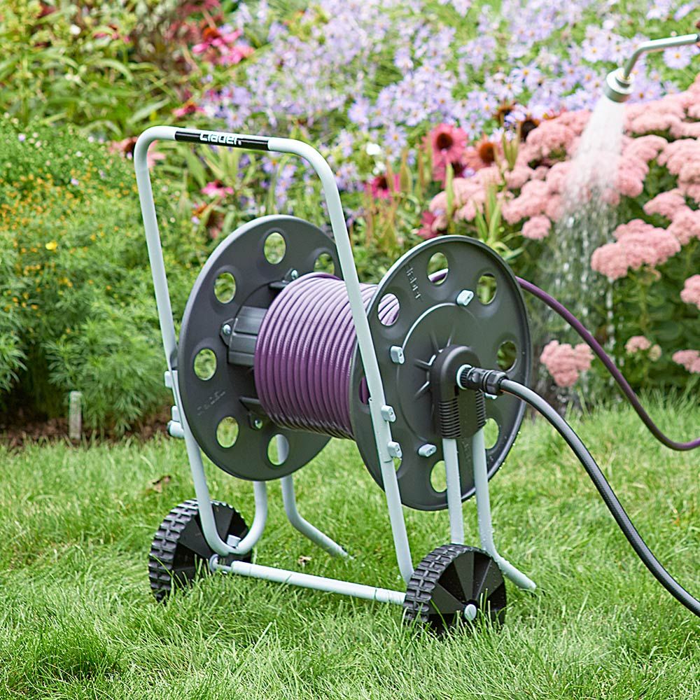 EasyRolling Hose Reel White Flower Farm