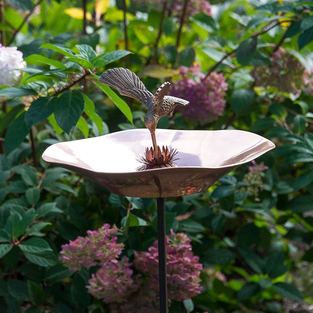 Radiant Wings Birdbath