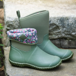  New England Weather Boots, green/floral - Standard Shipping Included