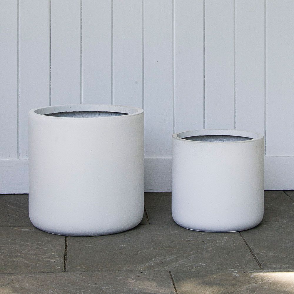 Urban Accent Pot White White Flower Farm