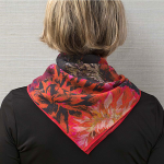  Dahlia Print Garden Bandana
