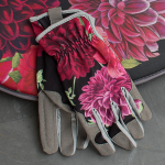  Dahlia & Peony Blooms Garden Gloves - Standard Shipping Included
