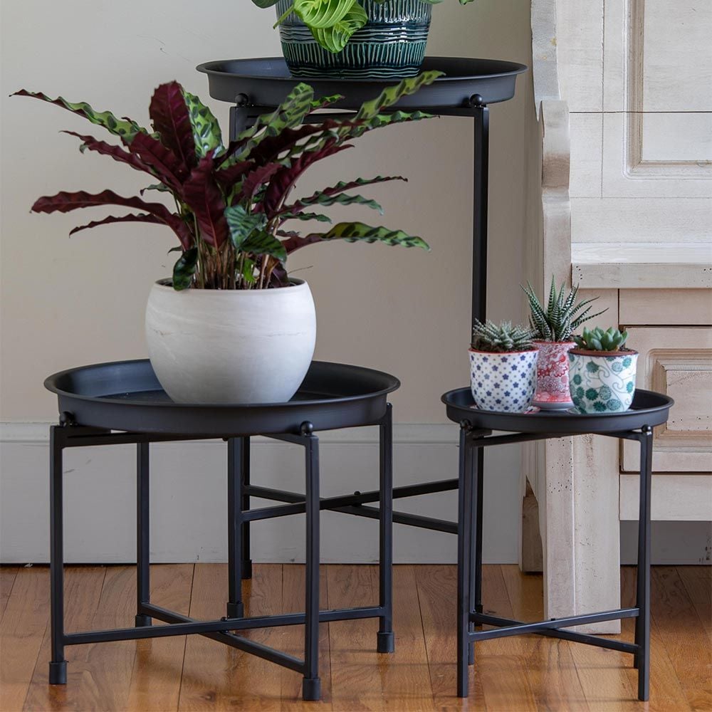 Onyx Metal Plant Stands