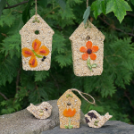  Set of Birdhouses and Seed Birds