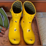  Golden Bee Garden Boots - Standard Shipping Included