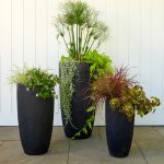  Kent Tall Planters, black