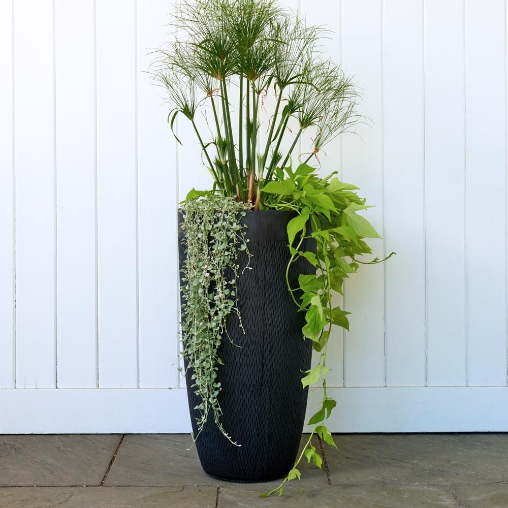 Kent Tall Planters, black