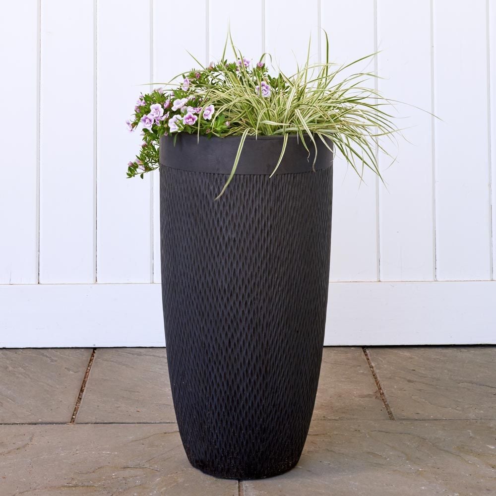 Kent Tall Planters, black