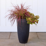 Kent Tall Planter, Black Small