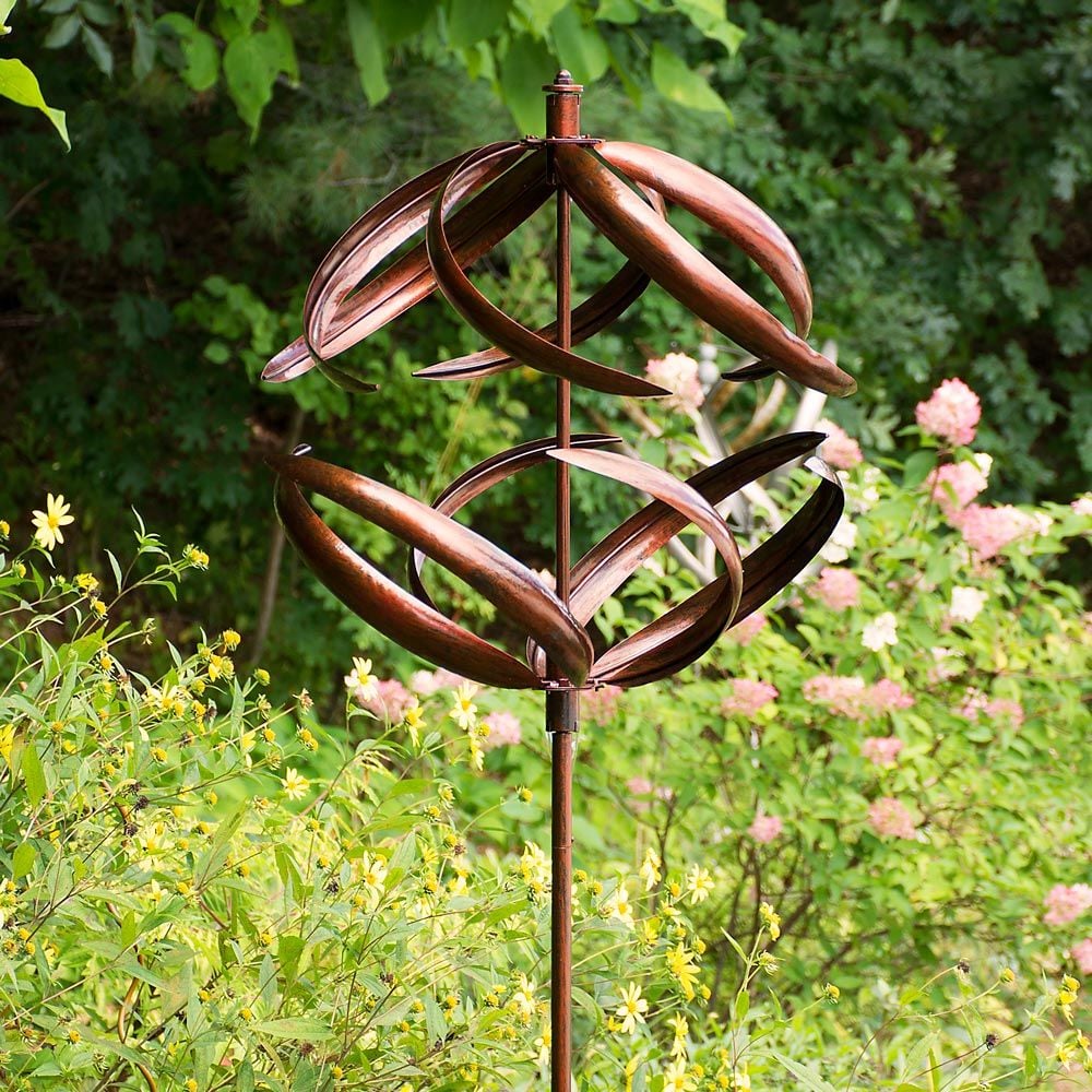 Copper Sphere Wind Spinner