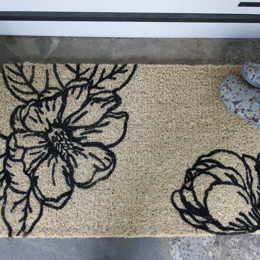 Magnolia Blossom Doormat White Flower Farm