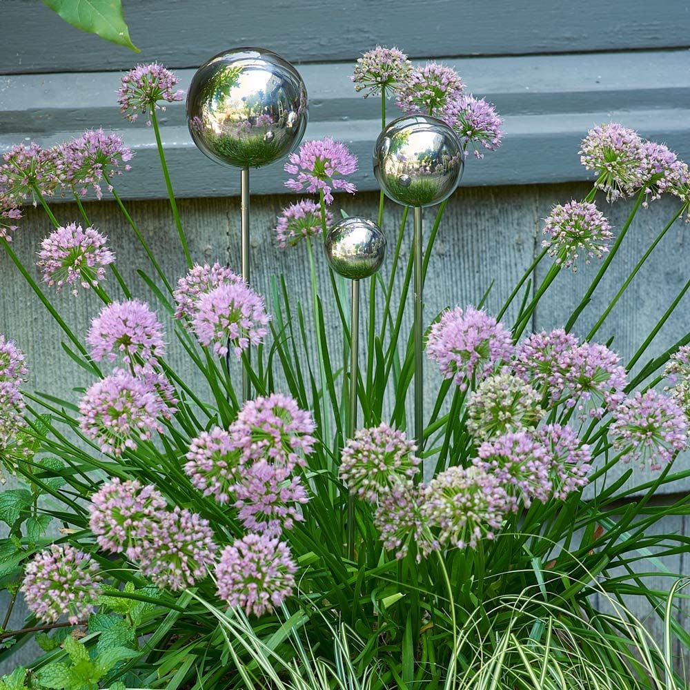 Reflective Garden Orbs Set of 3