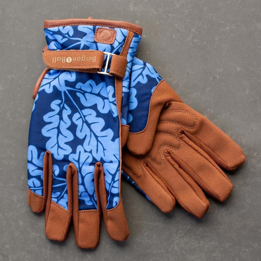 womens blue gloves
