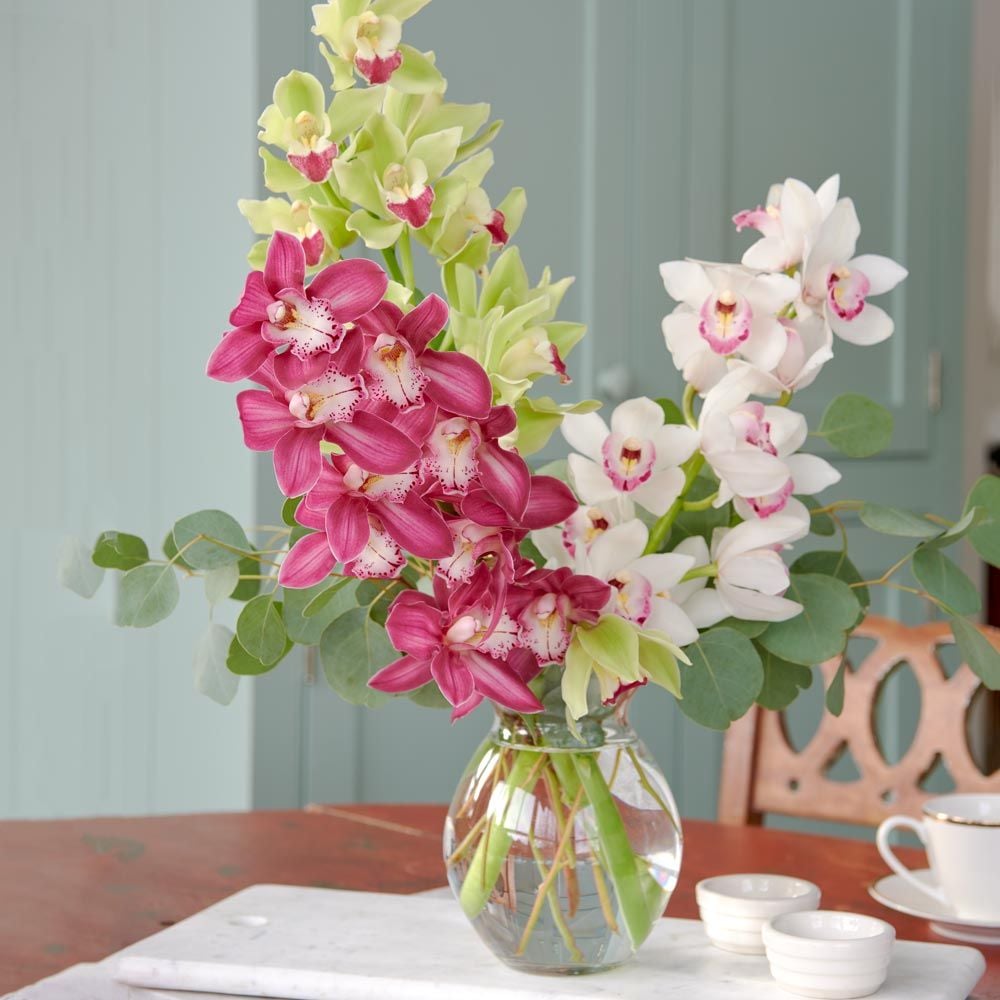 Trio of Cymbidiums Bouquet