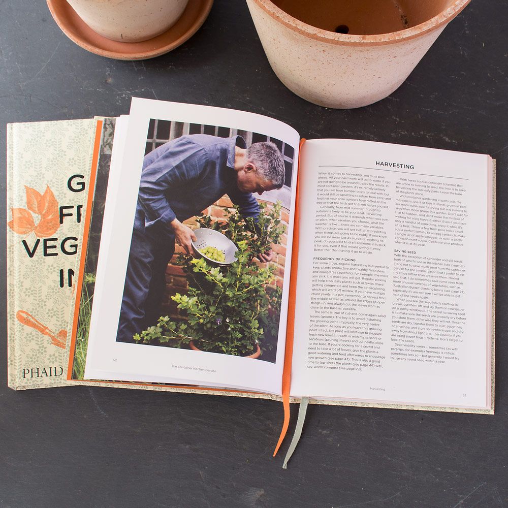 Grow Fruit and Vegetables in Pots Book White Flower Farm