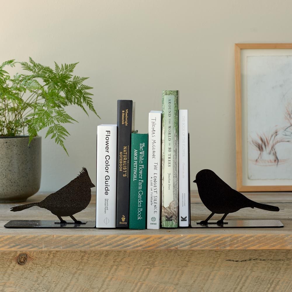 Handmade Songbird Bookends