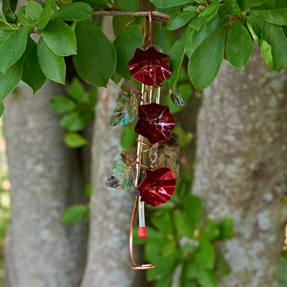 Copper Blossoms Hummingbird Feeder