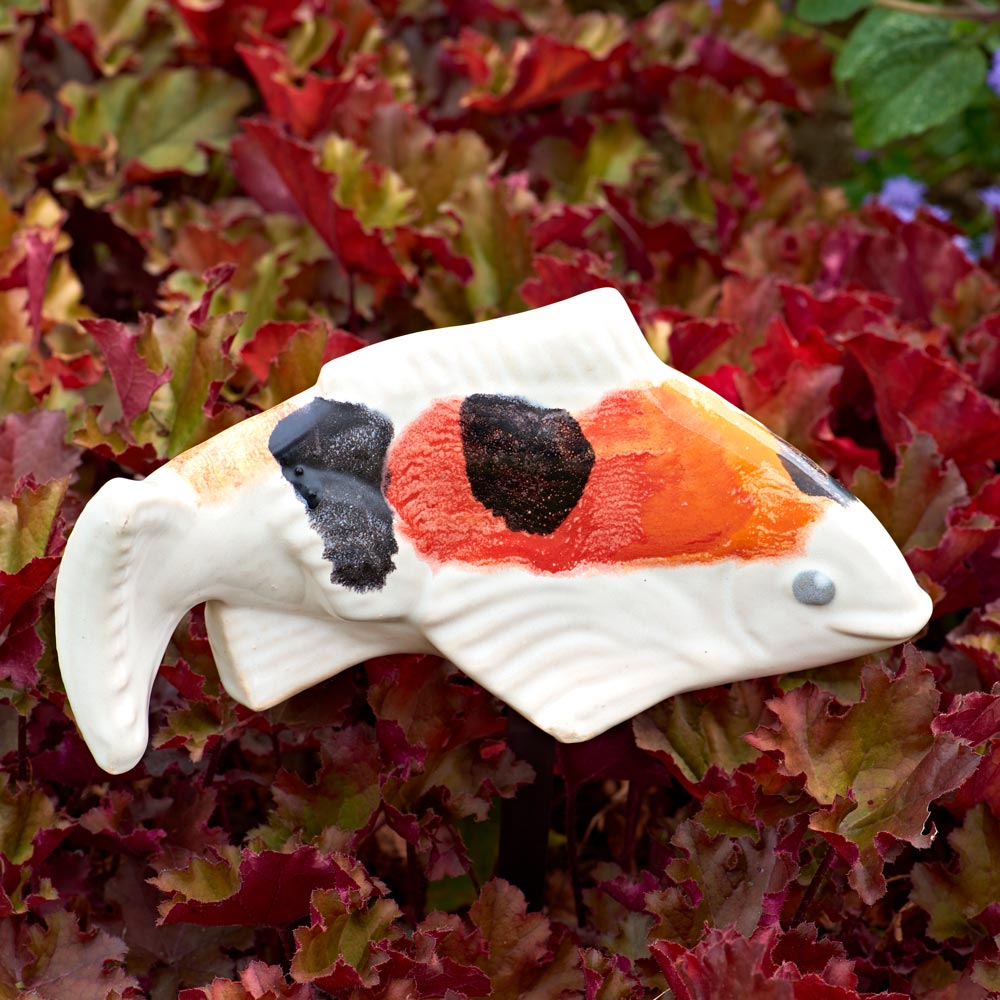 Koi Ceramic Fish, Set of 3