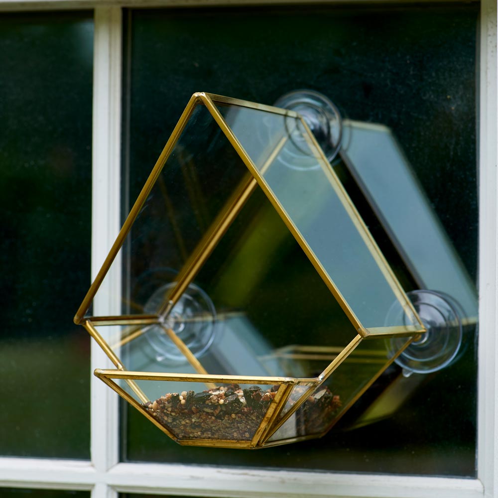 Glass Window Bird Feeder