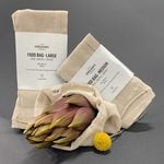 Organic Cotton Food Bags Set of 3 - Standard Shipping Included